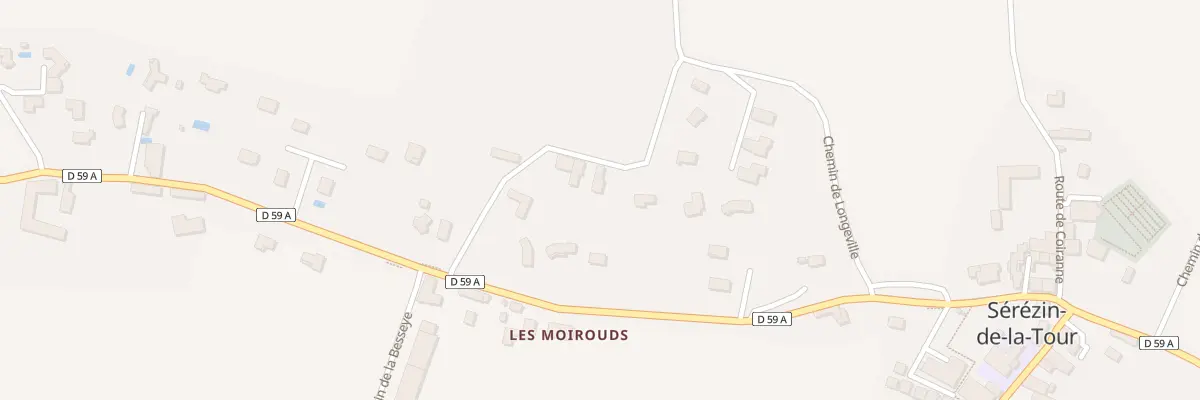 Plan du 5028 Les Moirouds à Sérézin-de-la-Tour