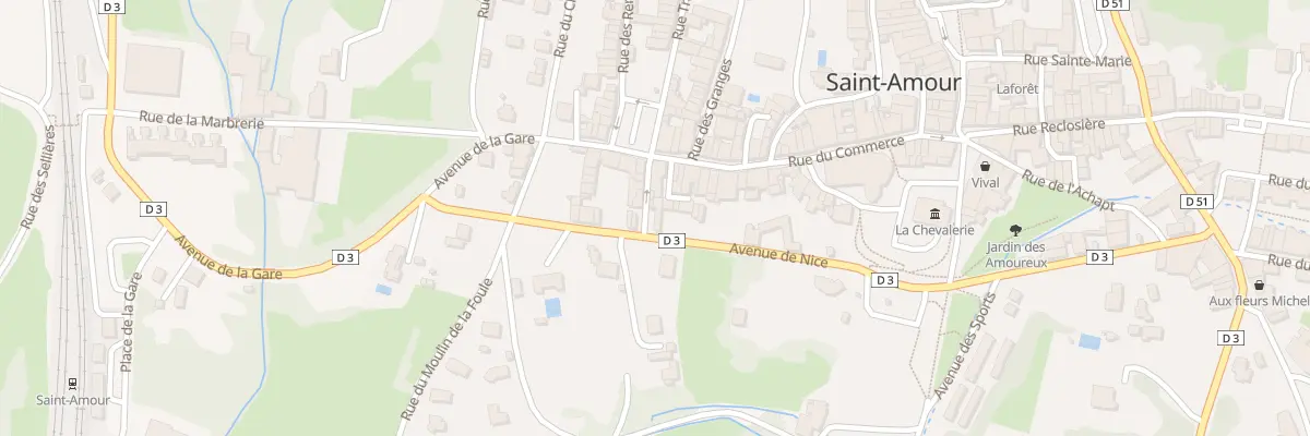 Plan du 6 Rue du Crocodile à Saint-Amour
