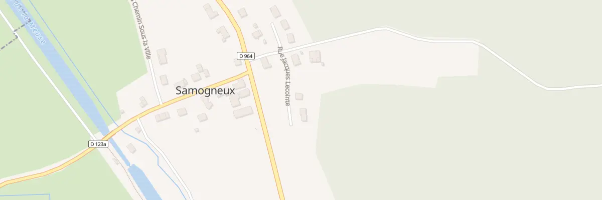 Plan du 14 Rue Jacques Lecointe à Samogneux