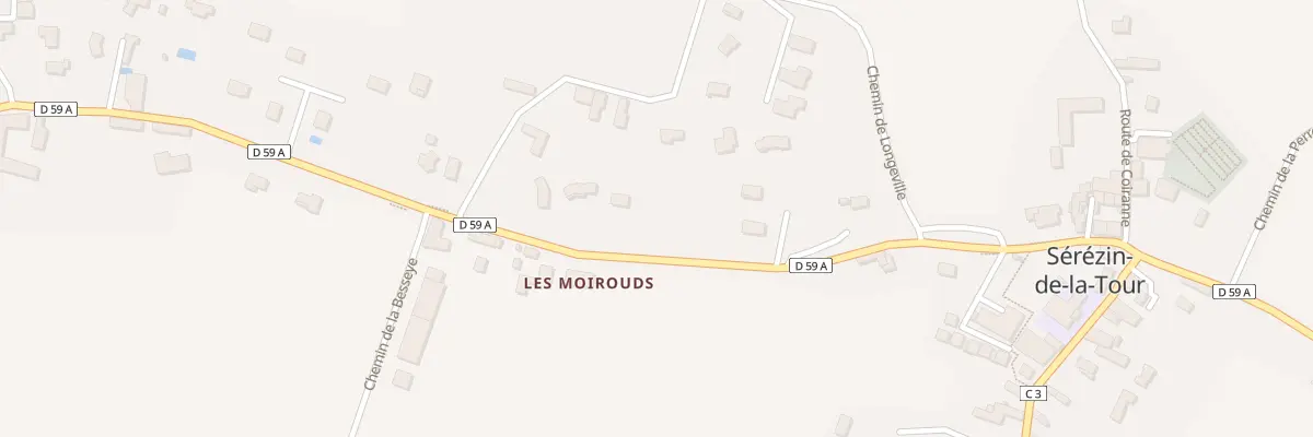 Plan du 370 Rte de Nivolas à Sérézin-de-la-Tour