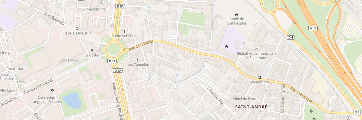 Plan du 95 Rue condorcet à Marseille 16e Arrondissement