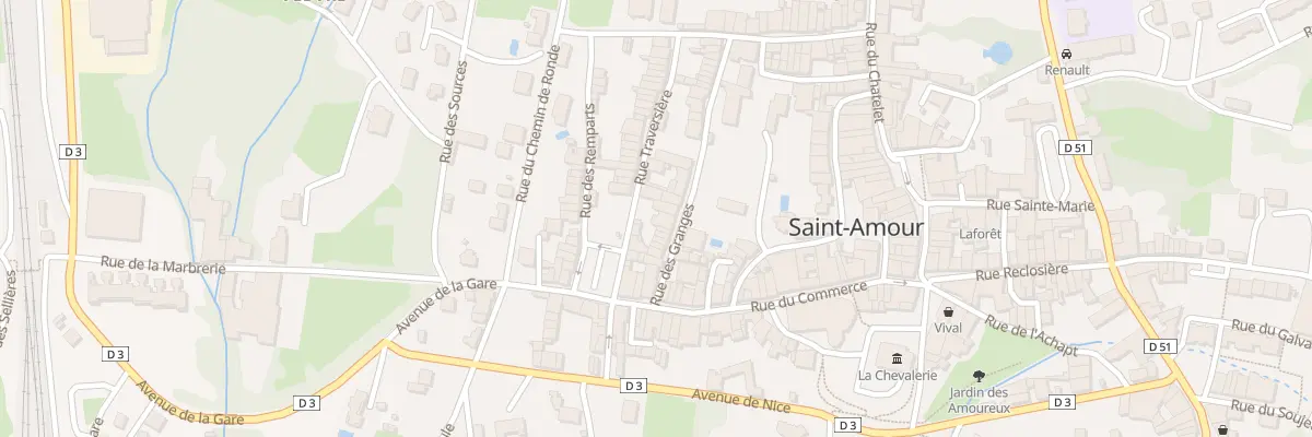 Plan du 17 Rue des Granges à Saint-Amour