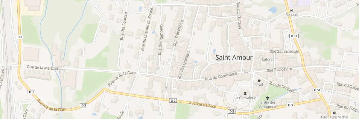 Plan du 13 Rue des Granges à Saint-Amour