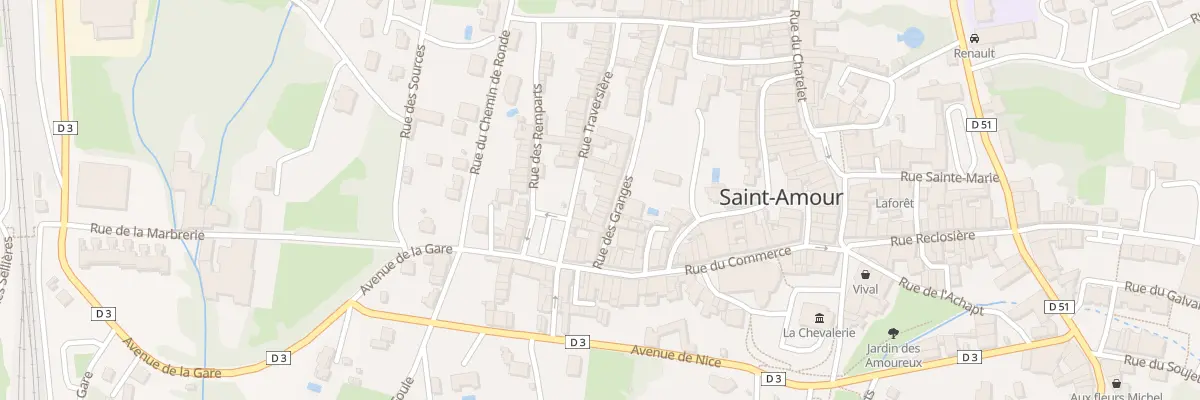 Plan du 15 Rue des Granges à Saint-Amour