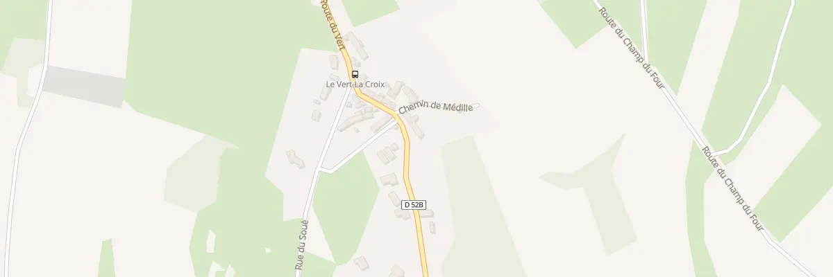 Plan du 24 Rte du Vert à Saint-Baudille-de-la-Tour