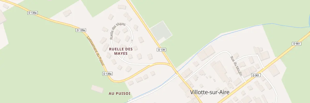 Plan du 1 Rle des Mayes à Villotte-sur-Aire