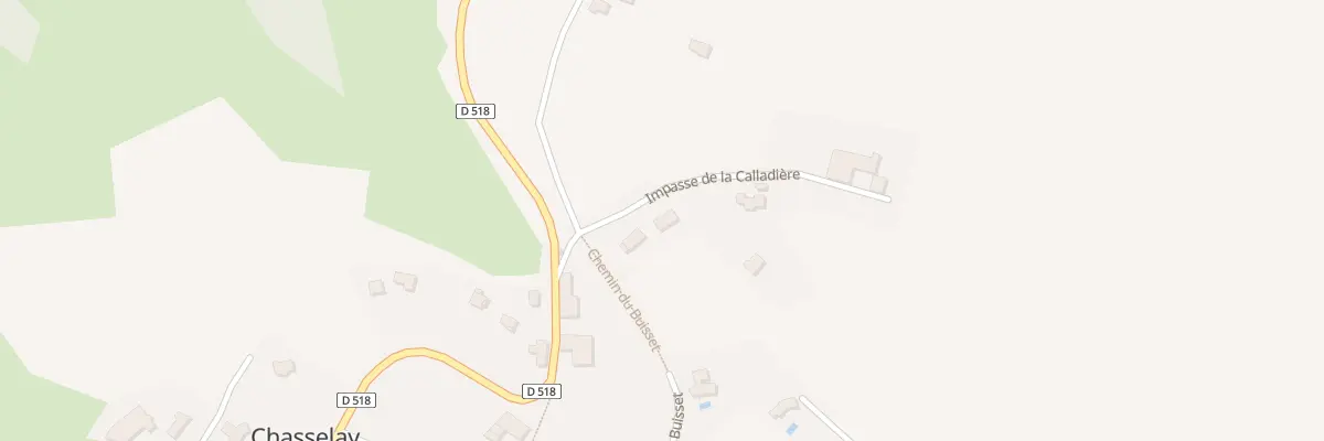 Plan du 85 Imp de la Calladiére à Chasselay
