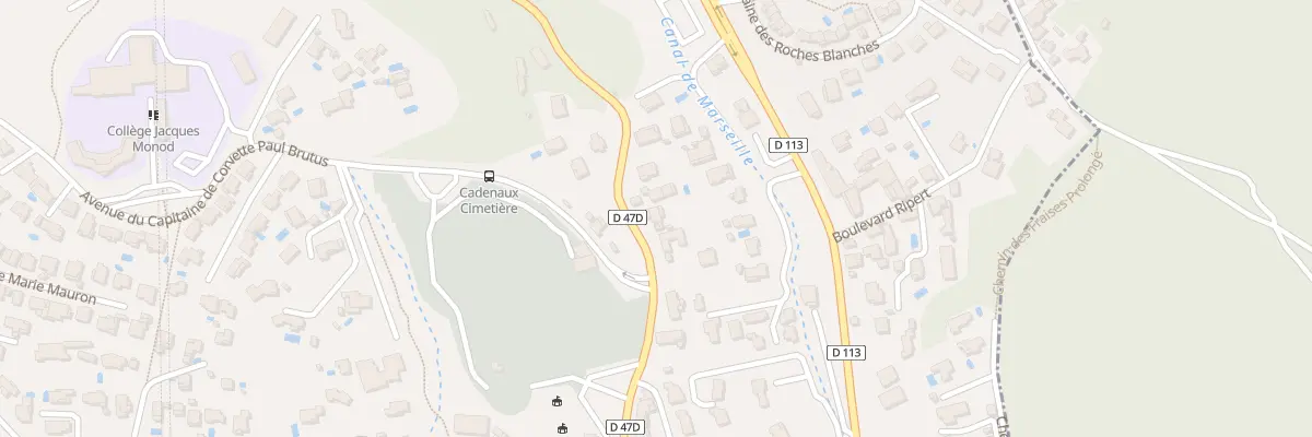 Plan du 116 Vieille Route La Gavotte aux Pennes-Mirabeau
