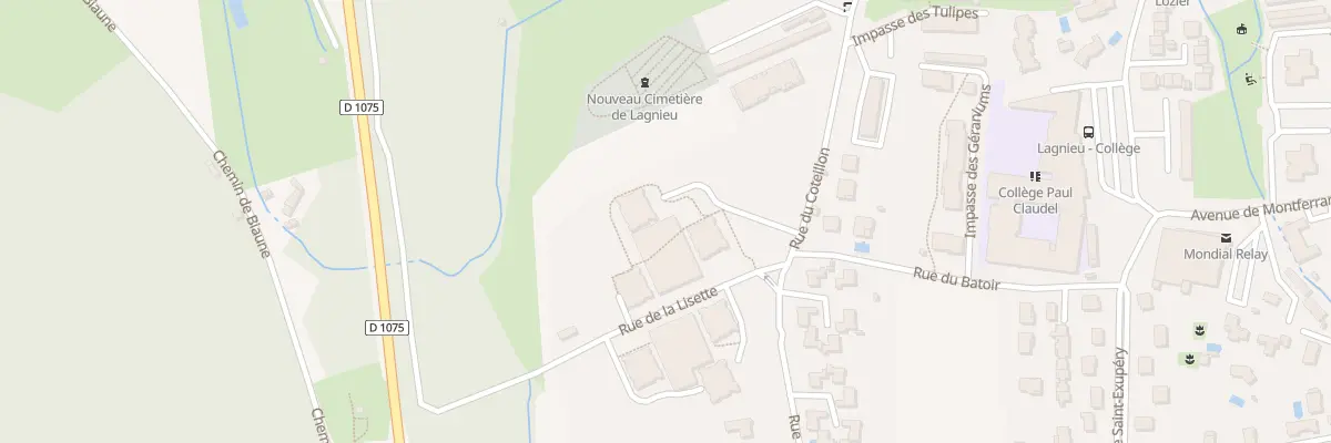 Plan du 30 Rue de la Lisette à Lagnieu