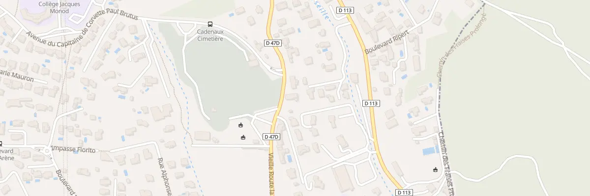 Plan du 112B Vte Vieille Route La Gavotte aux Pennes-Mirabeau