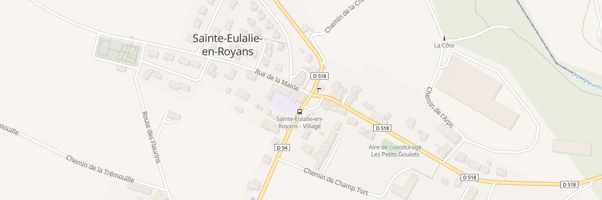 Plan du 8 Rte de Provence à Sainte-Eulalie-en-Royans