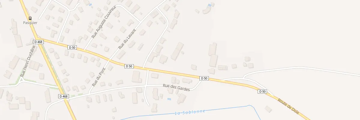 Plan du 11 Rue de Dole à Saint-Aubin