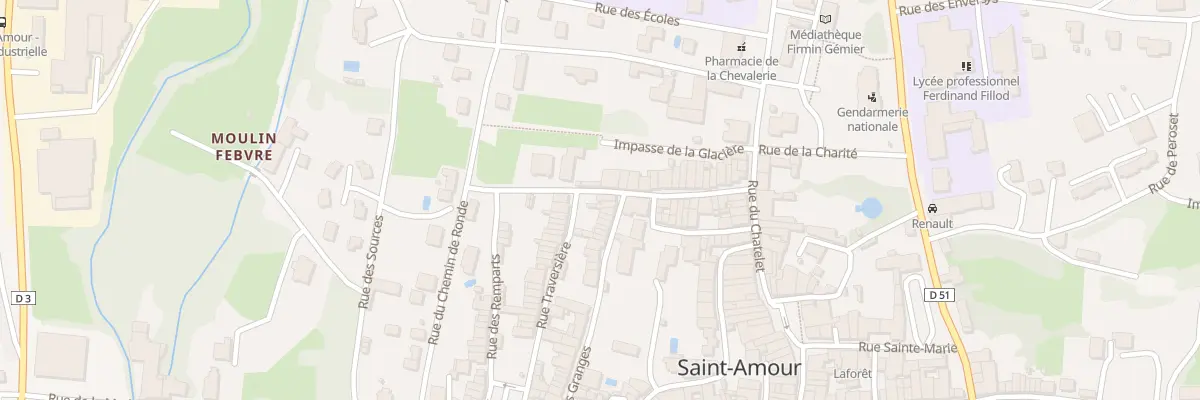 Plan du 53 Rue des Granges à Saint-Amour