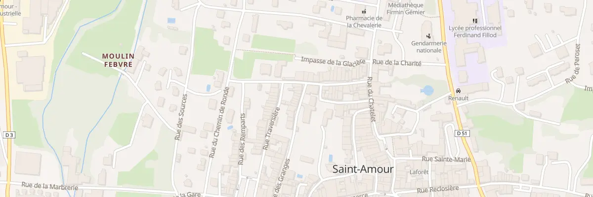 Plan du 45 Rue des Granges à Saint-Amour