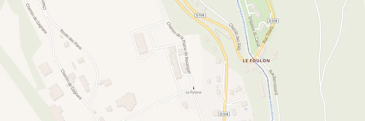 Plan du 5152 Plaine de Besancon à Sainte-Eulalie-en-Royans
