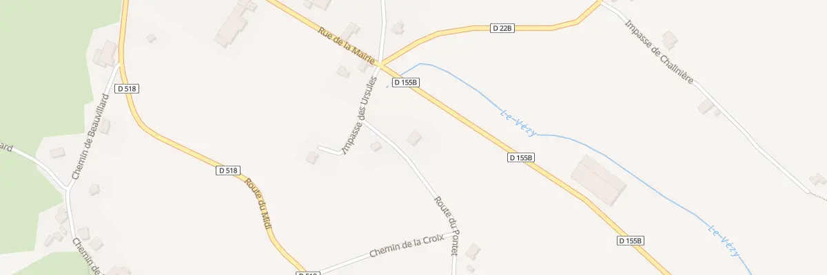 Plan du 129 Rte du Pontet à Chasselay