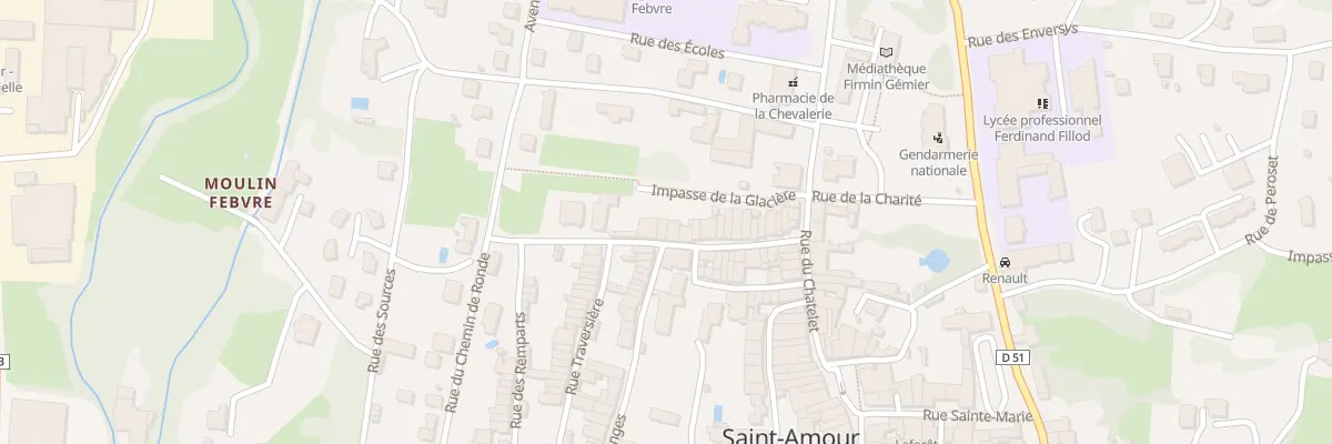 Plan du 26 Rue de la Brêche à Saint-Amour