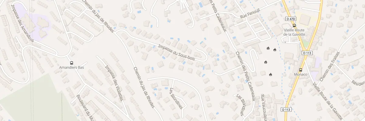Plan du 20 Imp du Sous Bois aux Pennes-Mirabeau