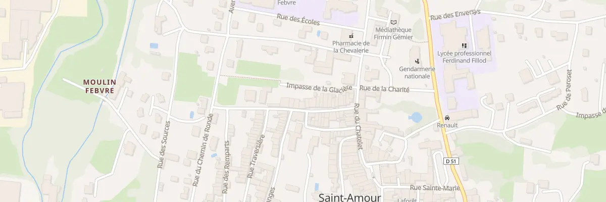 Plan du 22 Rue de la Brêche à Saint-Amour
