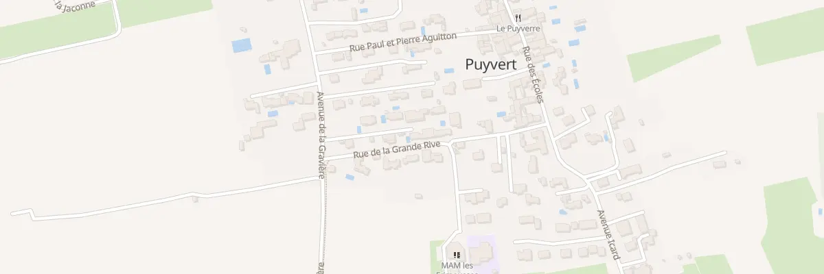 Plan du 5267 Rue de la Gde Rive à Puyvert
