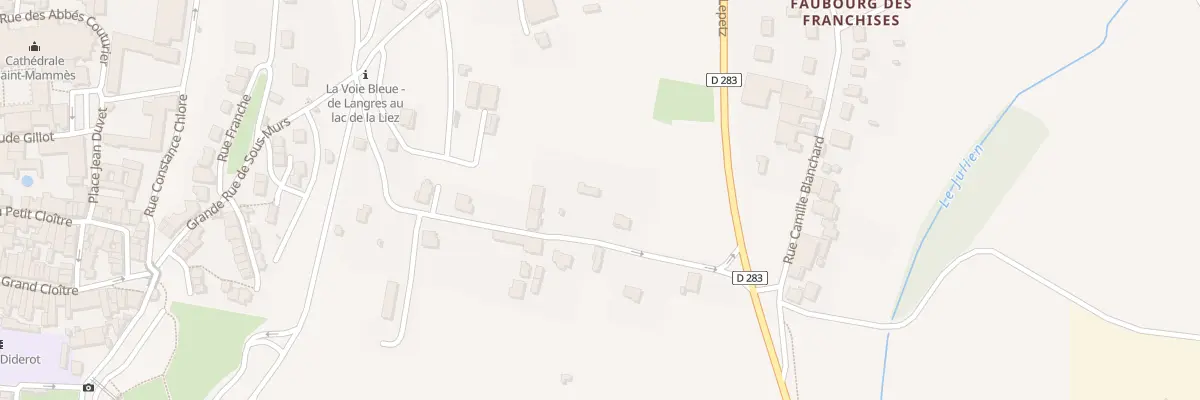 Plan du 225 Che des Petites Franchises à Langres