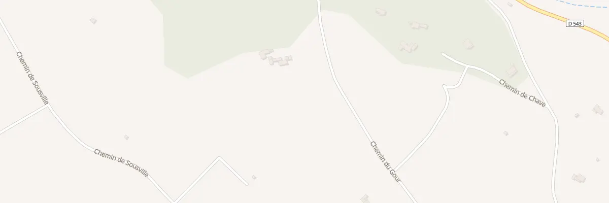 Plan du 9343 Che du Gour à Rognes