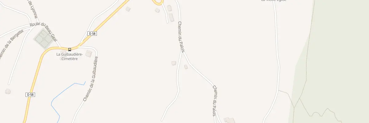Plan du 5058B Chaune à Saint-André-en-Royans