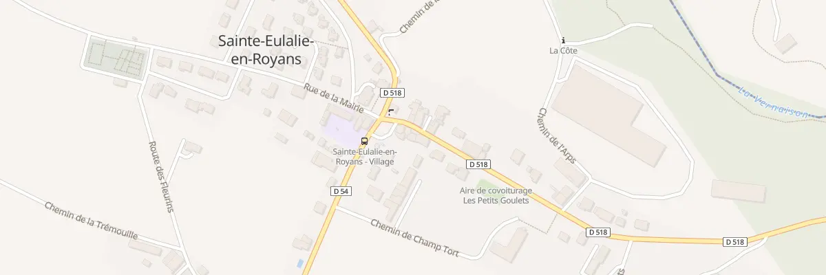 Plan du 30 Av du Vercors à Sainte-Eulalie-en-Royans