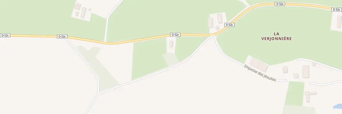 Plan du 806 Ham de la Verjonniere à Verjon