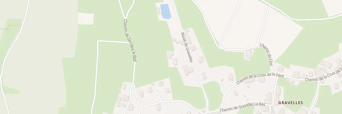 Plan du 535 Rte de Gravelles à Saint-Martin-du-Mont