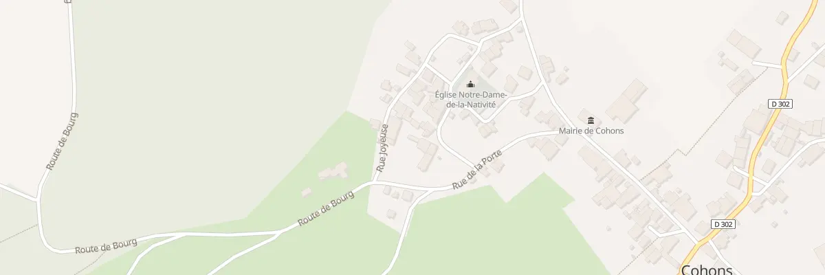 Plan du 5 Rue du Mont à Cohons