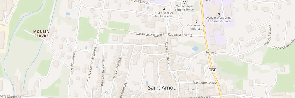 Plan du 15 Rue de la Brêche à Saint-Amour