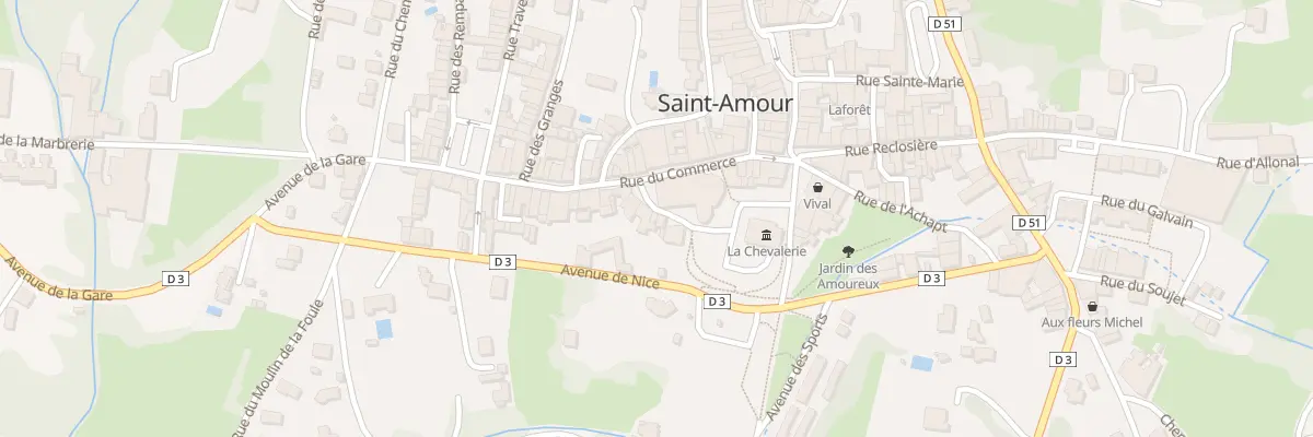 Plan du 8 Pl du Croissant à Saint-Amour