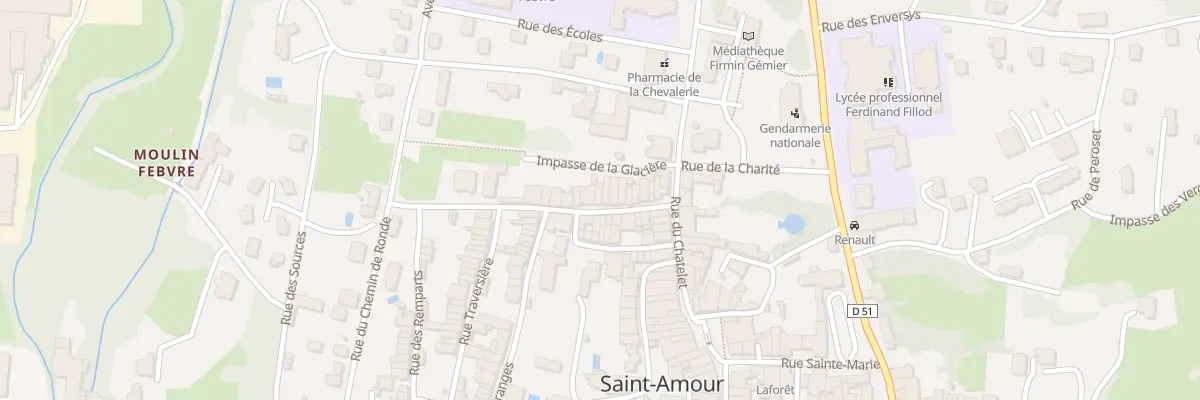 Plan du 16 Rue de la Brêche à Saint-Amour