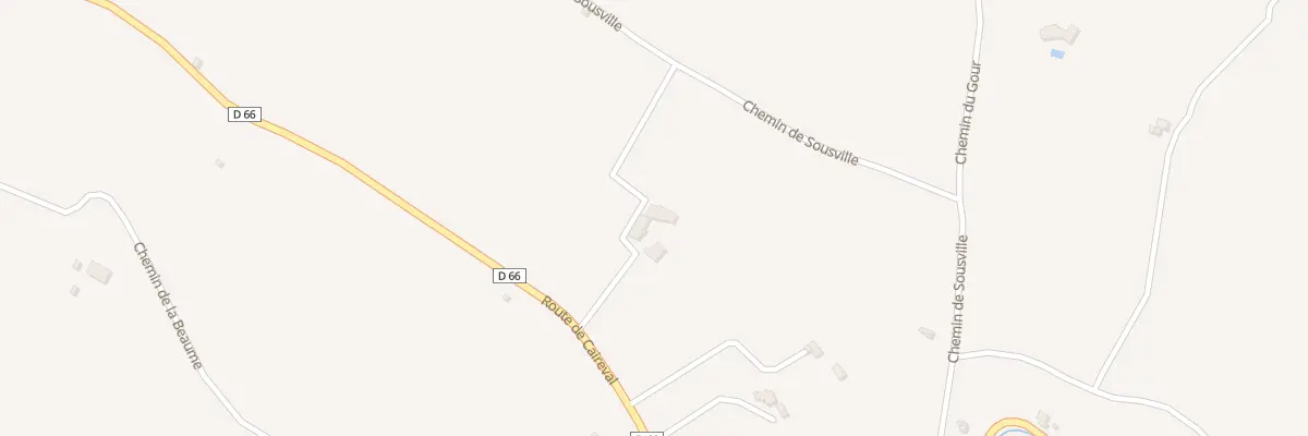 Plan du 5370 Rte de Caireval à Rognes