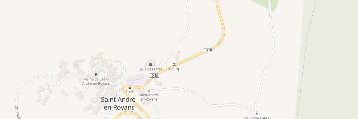 Plan du 175 Rte de Saint-Romans à Saint-André-en-Royans