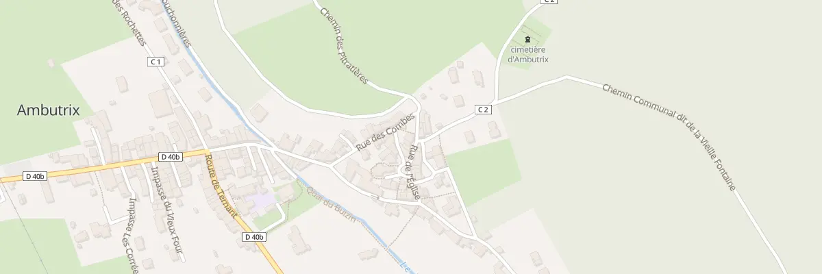 Plan du 1 Rue des Combes à Ambutrix