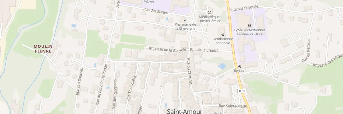 Plan du 12 Rue de la Brêche à Saint-Amour