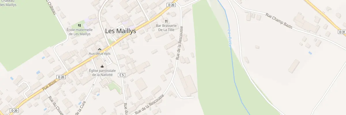 Plan du 5 Rue de la Rescousse aux Maillys