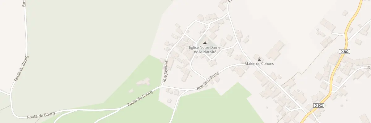 Plan du 9 Rue du Mont à Cohons