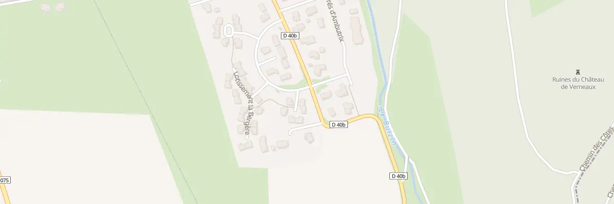Plan du 1 Lot la Bergere à Ambutrix
