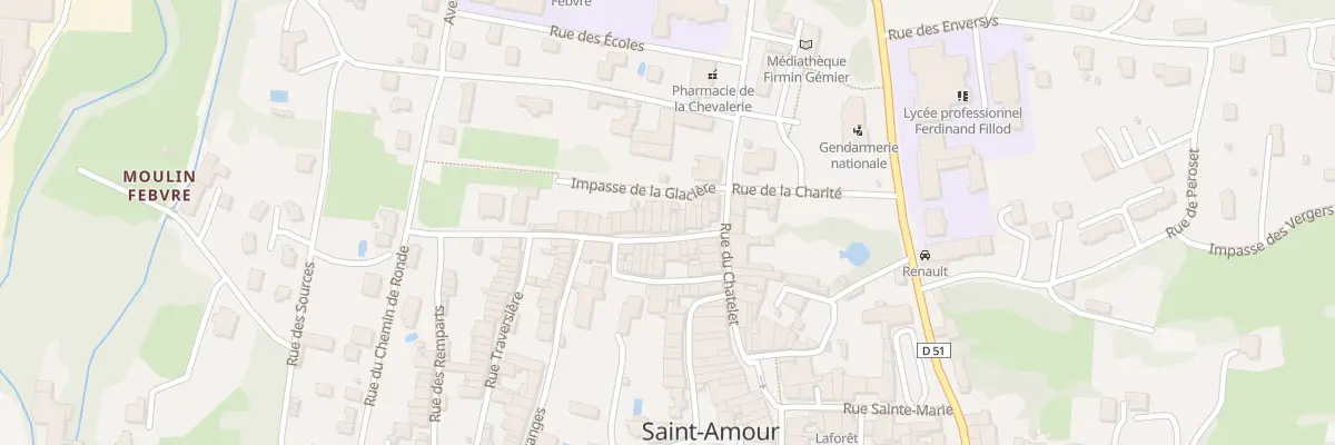 Plan du 10 Rue de la Brêche à Saint-Amour