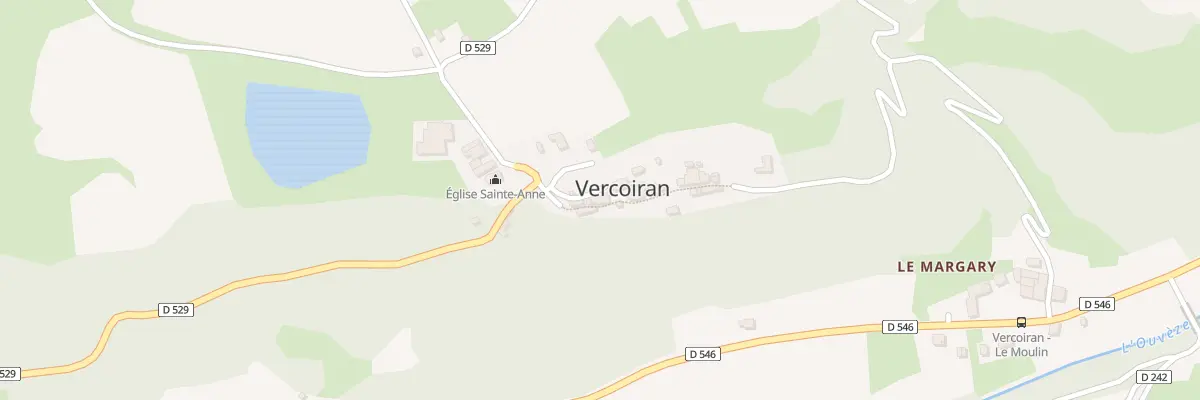 Plan du 5016 Le Village à Vercoiran