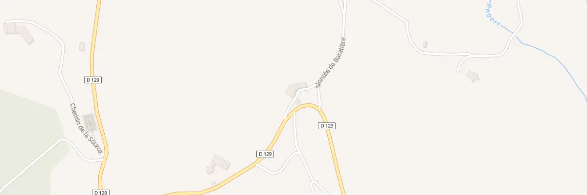 Plan du 805 Rte du Col de Toutes Aures à Brion
