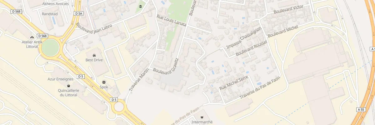 Plan du 133 Bd Grawitz à Marseille 16e Arrondissement