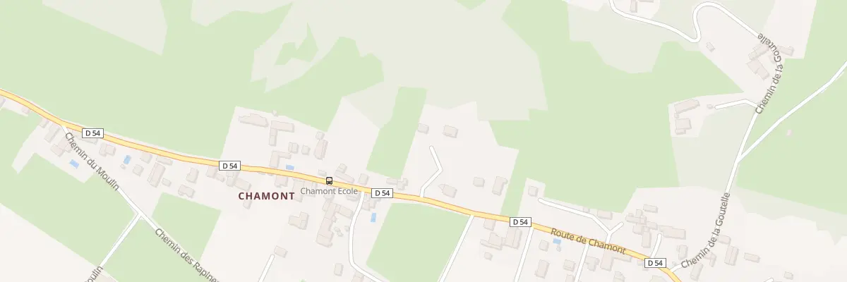 Plan du 2166 Rte de Chamont à Saint-Chef