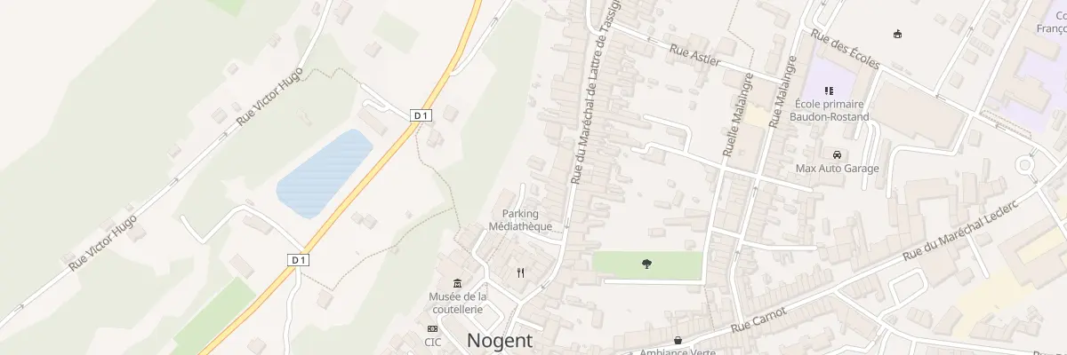 Plan du 31 Rue du Marechal de Lattre à Nogent