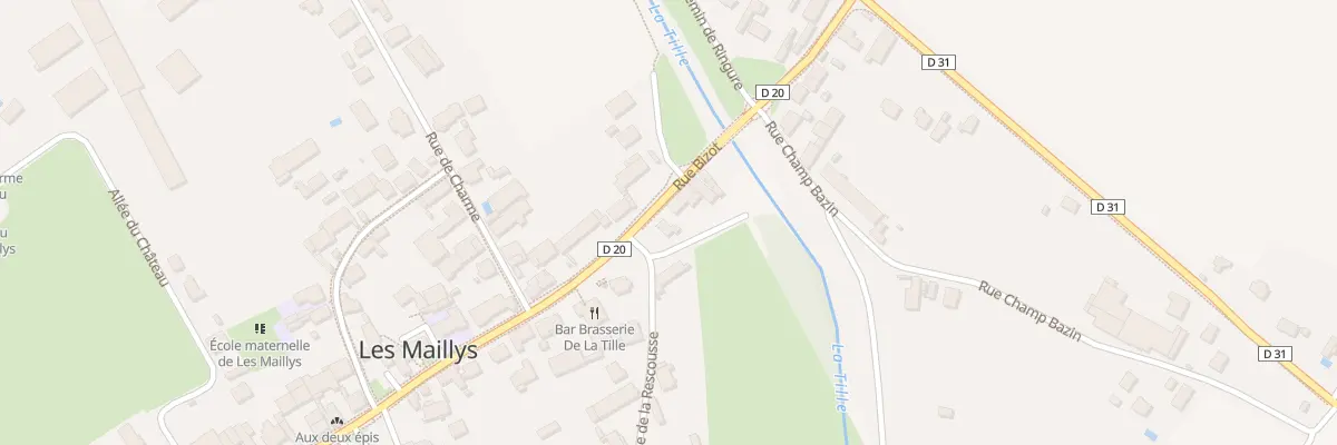 Plan du 14 Rue Bizot aux Maillys