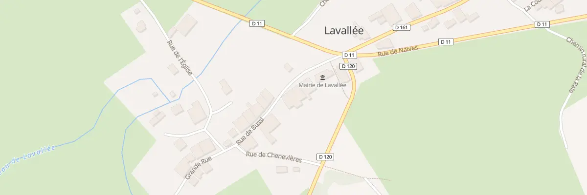Plan du 7 Rue de Bussi à Lavallée