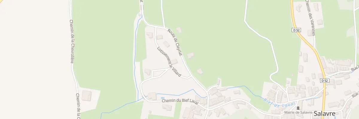Plan du 8 Lot le Villard à Salavre
